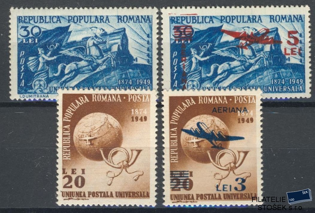 Rumunsko známky Mi 1189-90 + 1365-66 - UPU