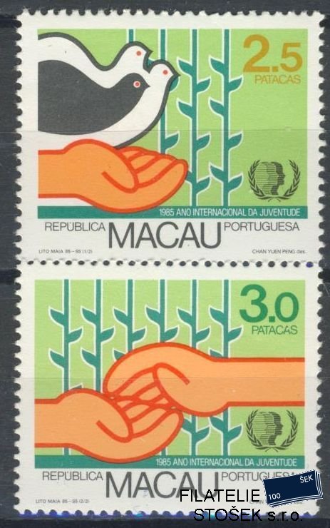 Macau známky Mi 533-34