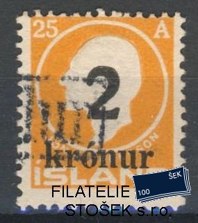 Island známky Mi 119 - Razítko Tollur