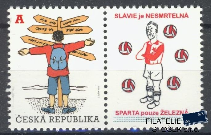 ČR známky 715 Vlastní známky - Slávie
