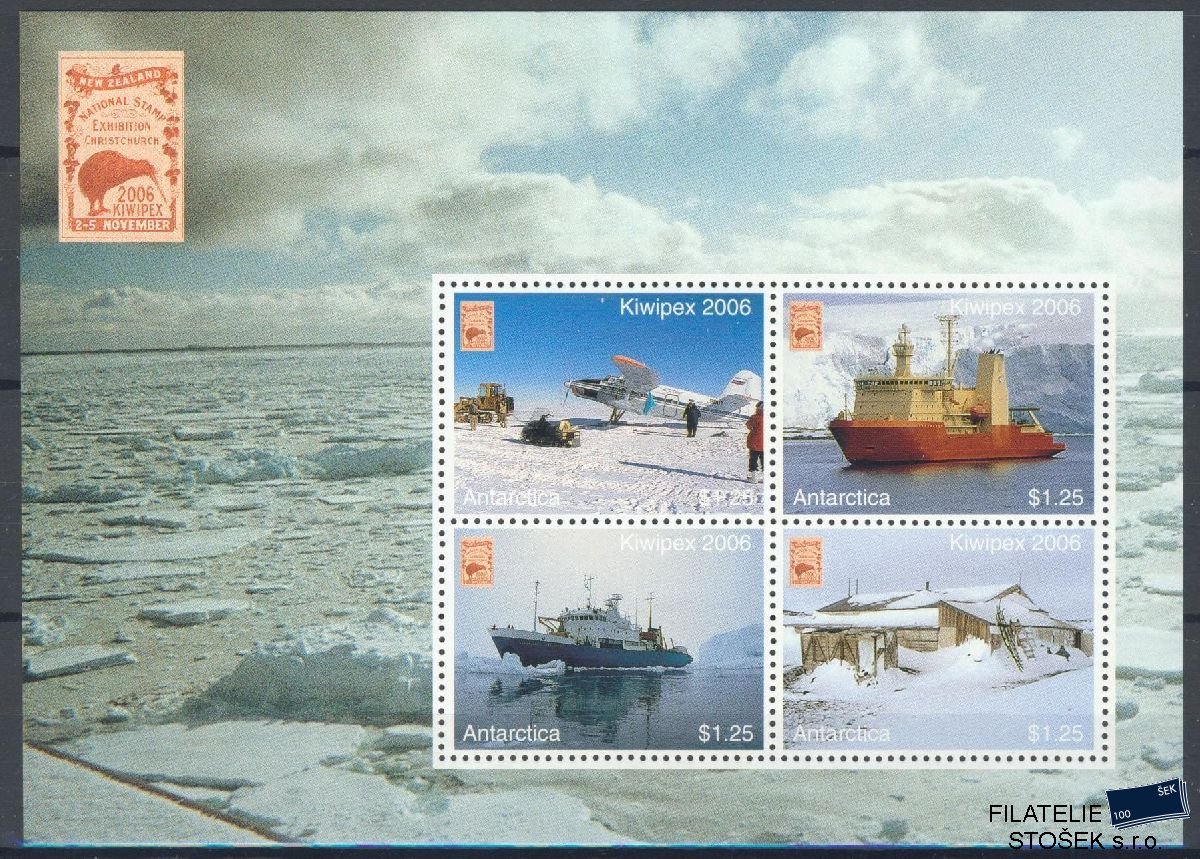 Antarktica nevydané známky - Kiwipex 2006