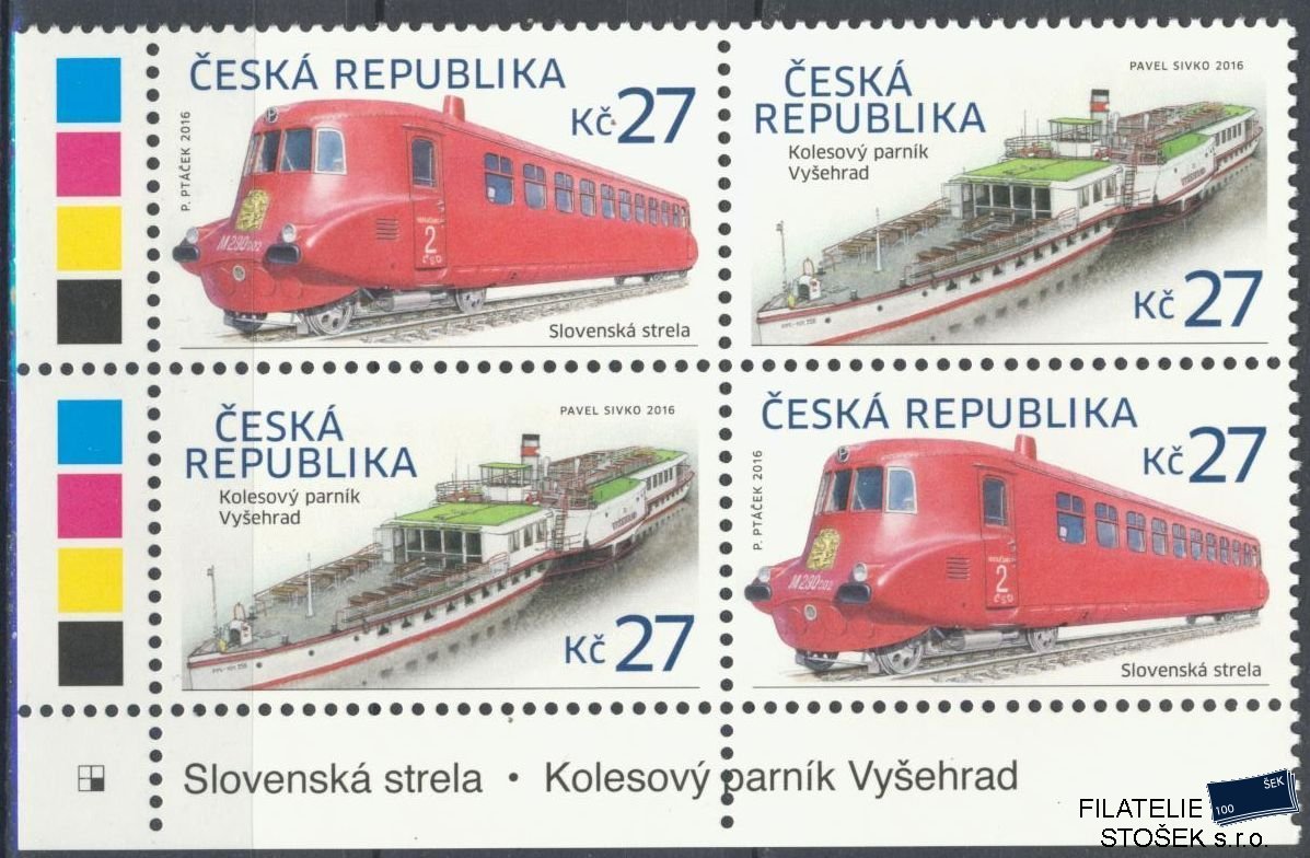 ČR známky 876-77 Spojka