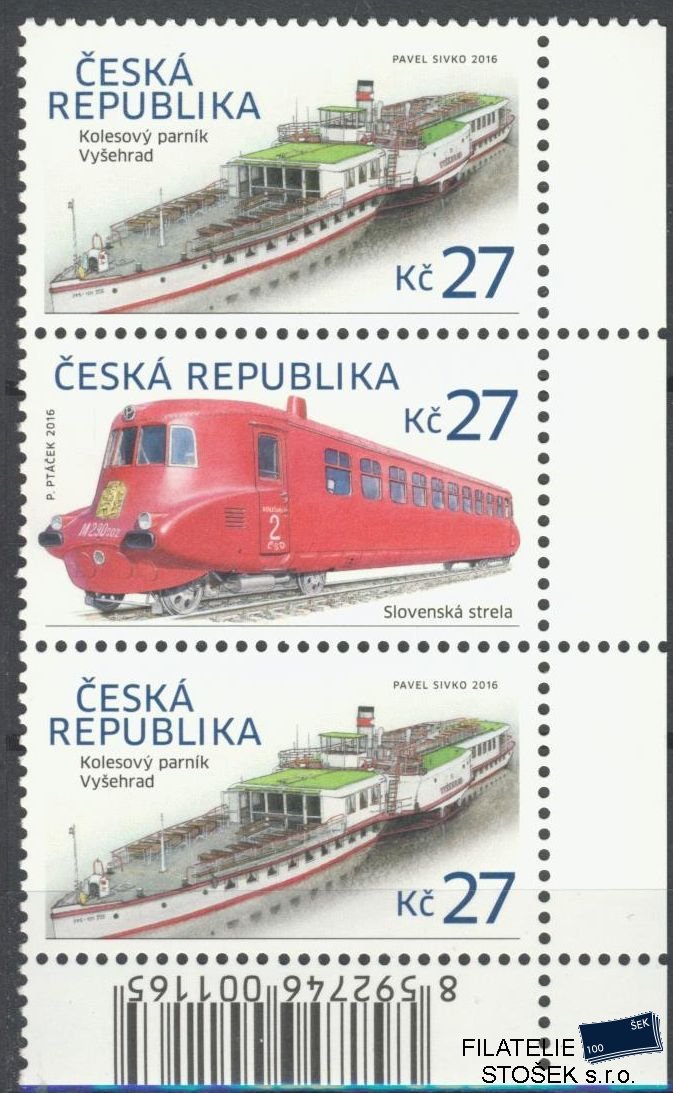 ČR známky 876-77 Spojka