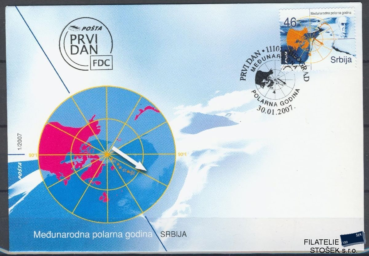 Srbsko známky Mi 174 Celistvost - Antarktida