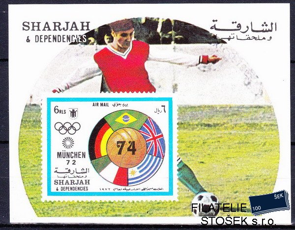 Sharjah známky Mi 1042 - Bl.122