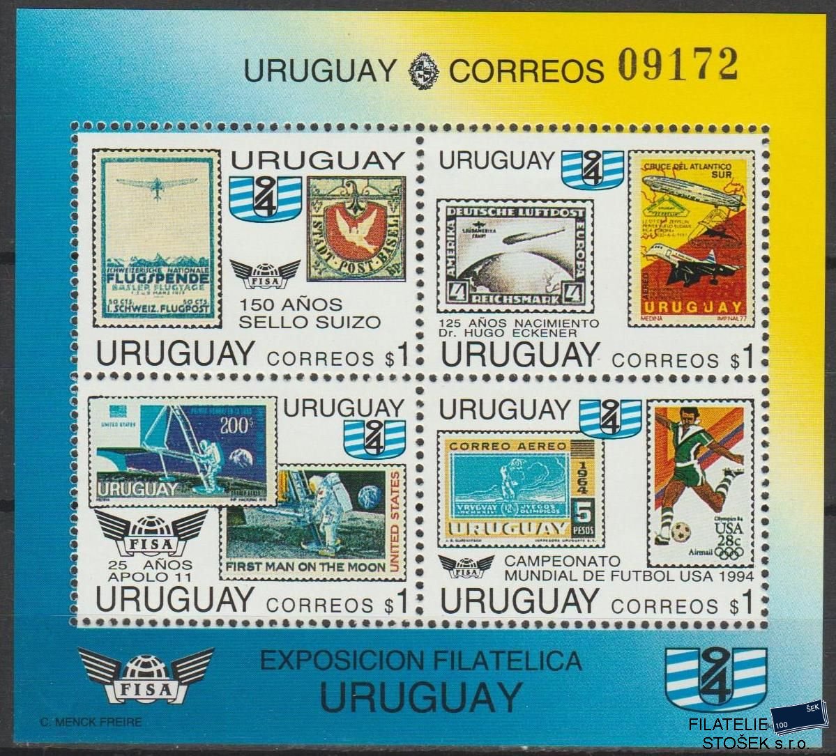 Uruguay známky Mi Blok 60