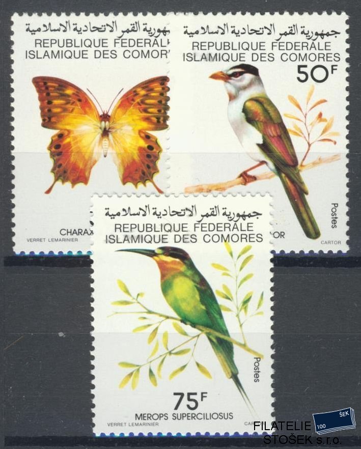 Comores známky Mi 520-22