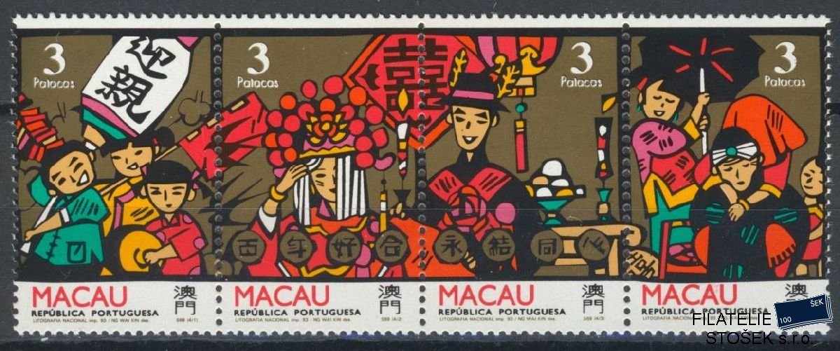 Macao známky Mi 721-24