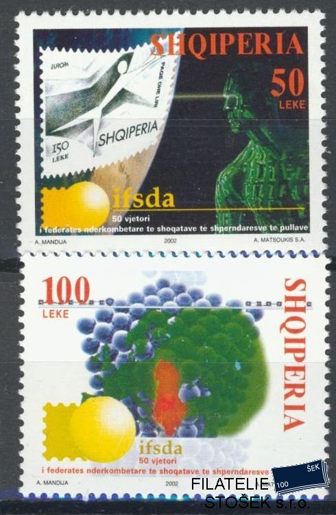 Albánie známky Mi 2889-90