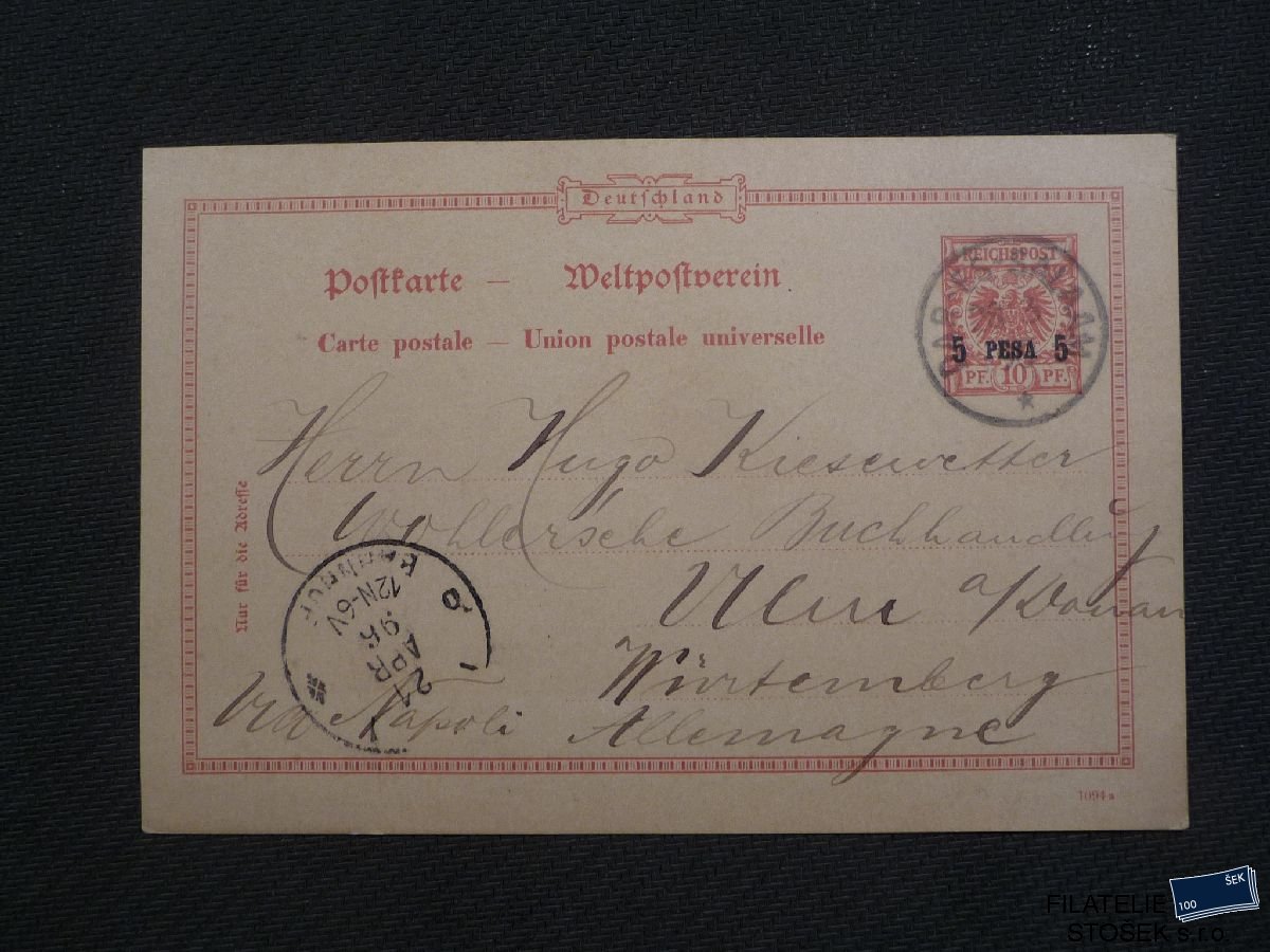 Německá pošta v Turecku celistvosti - Salaam - Ulm