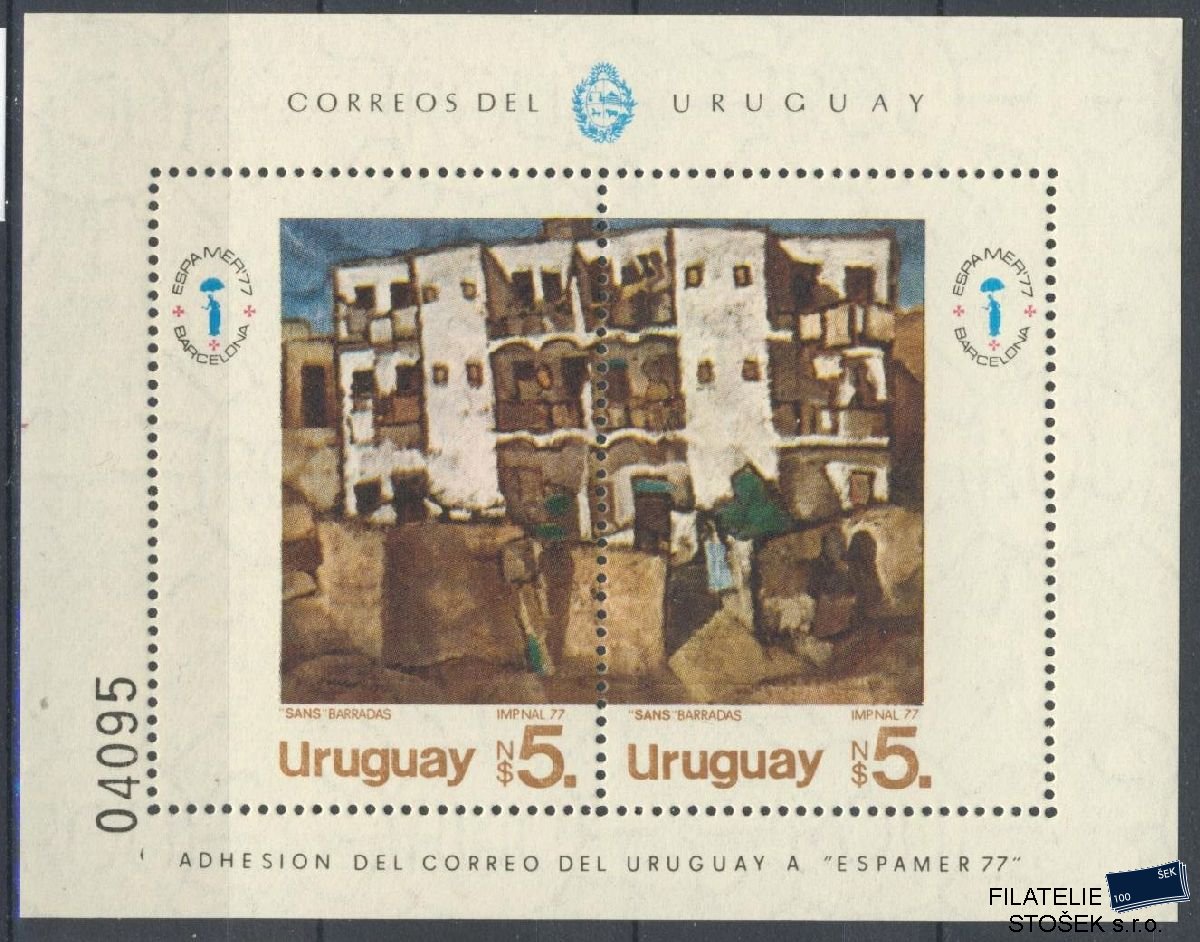 Uruguay známky Mi Blok 36
