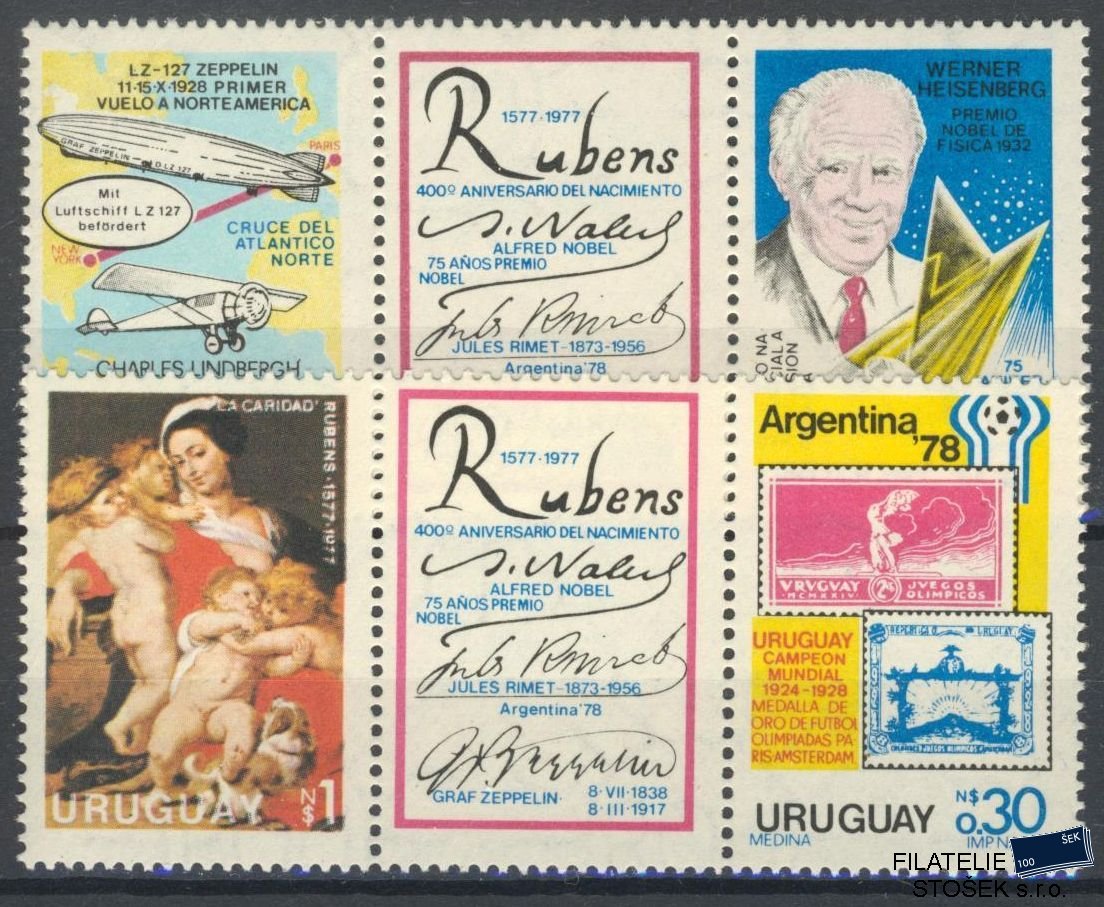 Uruguay známky Mi 1453-56