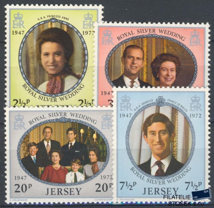 Jersey známky Mi 73-76