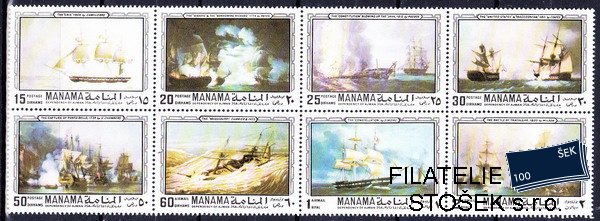 Manama známky Mi 0673-80