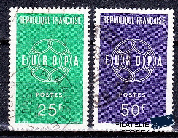Francie známky Mi 1262-3
