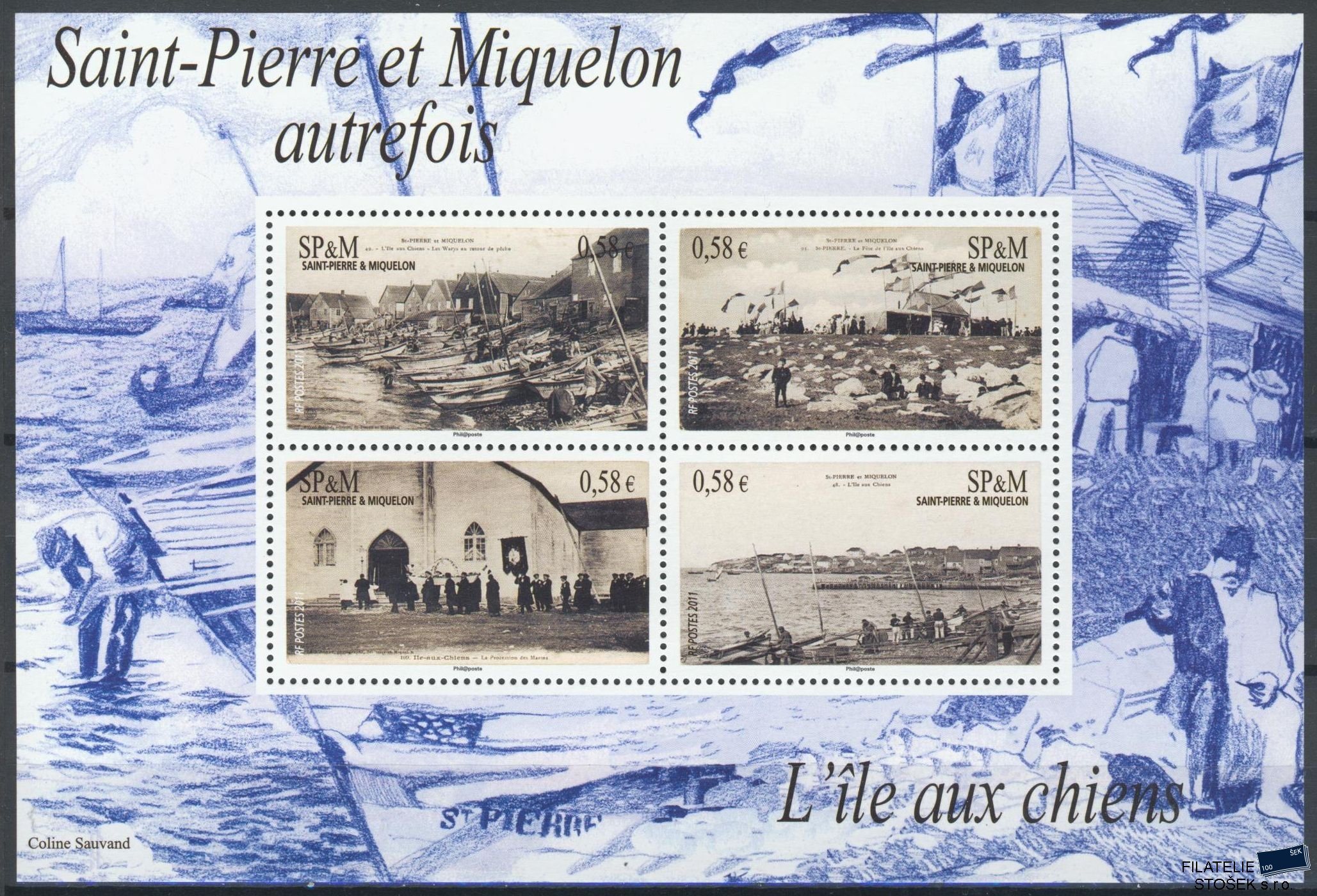 St. Pierre et Miquelon známky Mi Blok 13