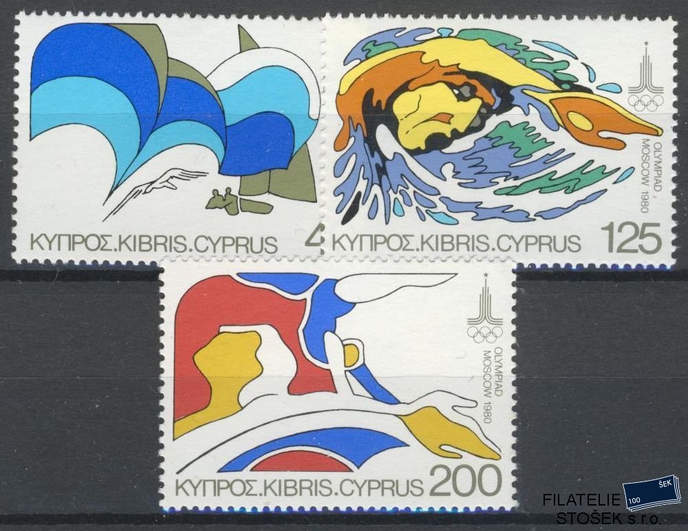 Kypr známky Mi 522-24