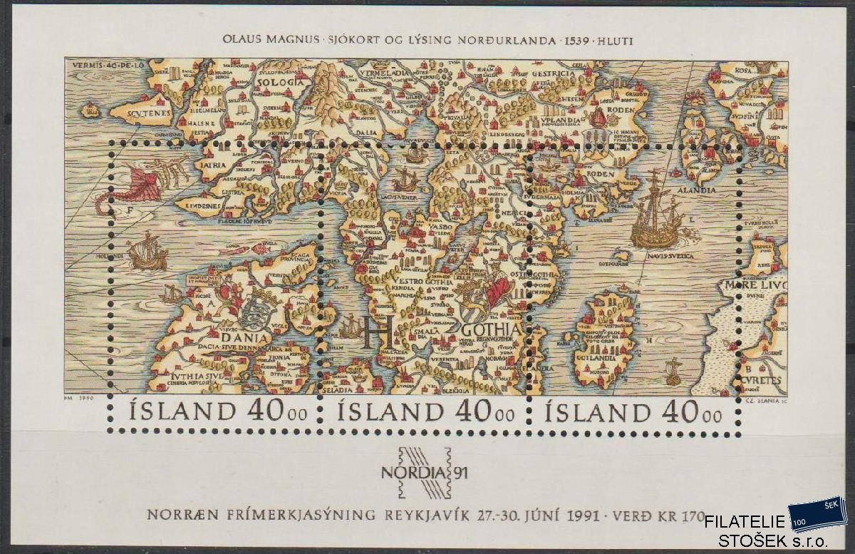 Island známky Mi Blok 11