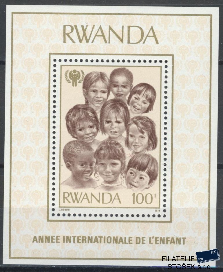Rwanda známky Mi Blok 86