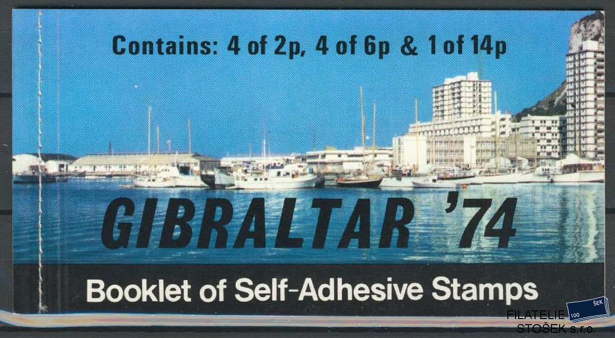 Gibraltar známky Mi 310-12 Sešitek