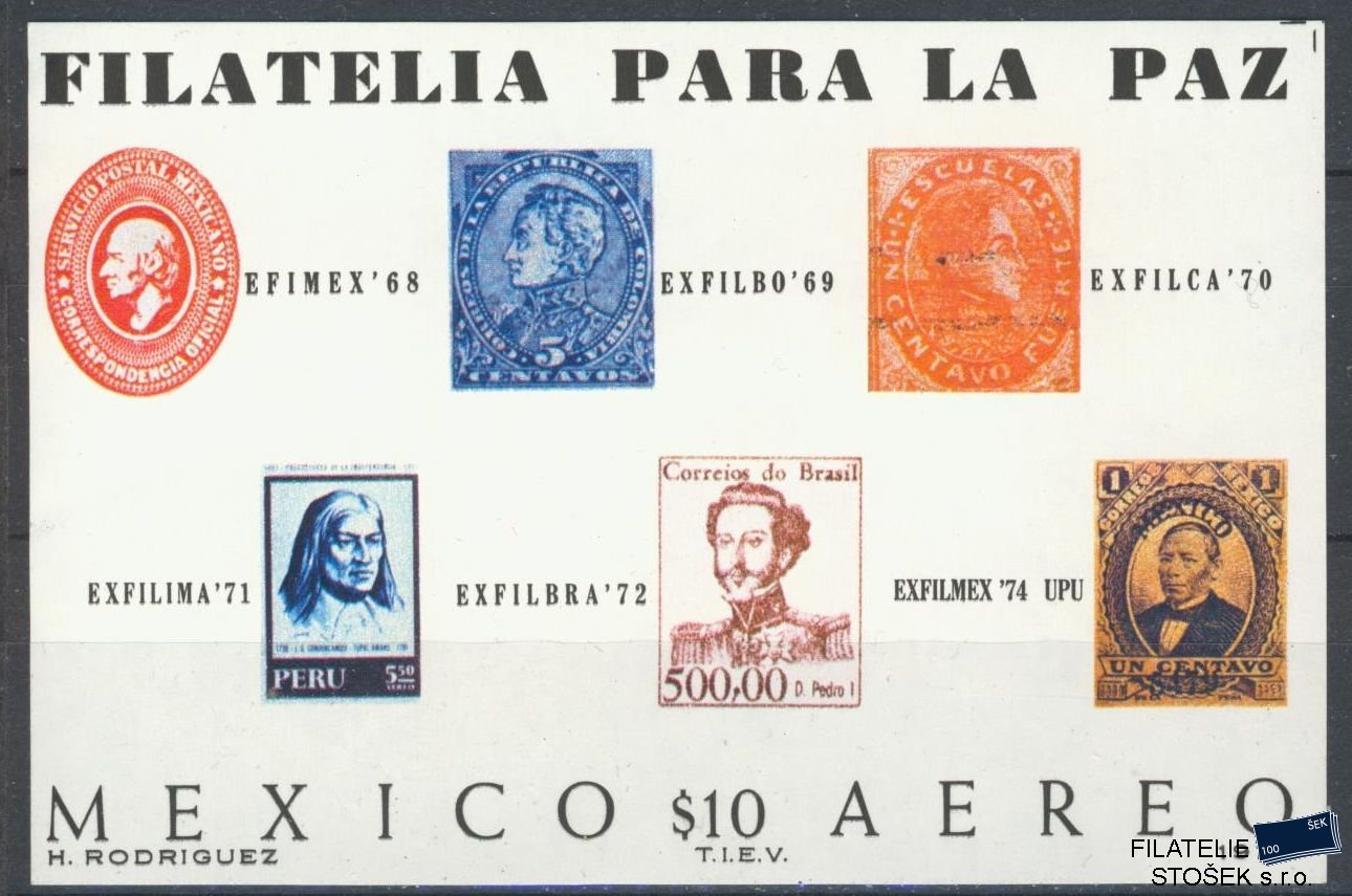 Mexico známky Mi Blok 21