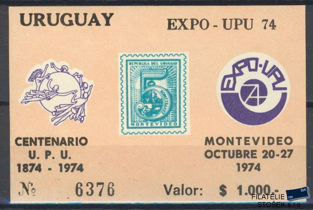 Uruguay známky Mi ZVL UPU 1974