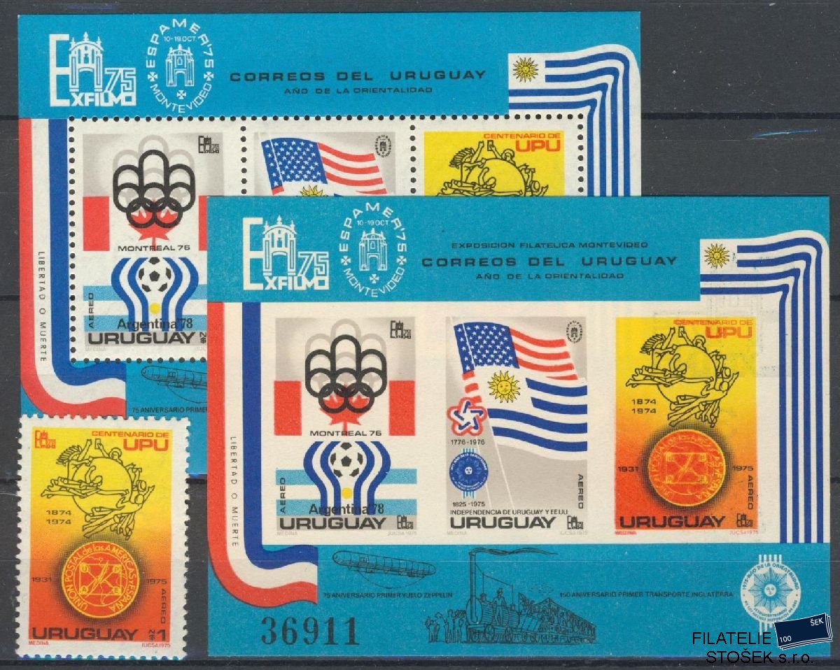 Uruguay známky Mi Blok 28