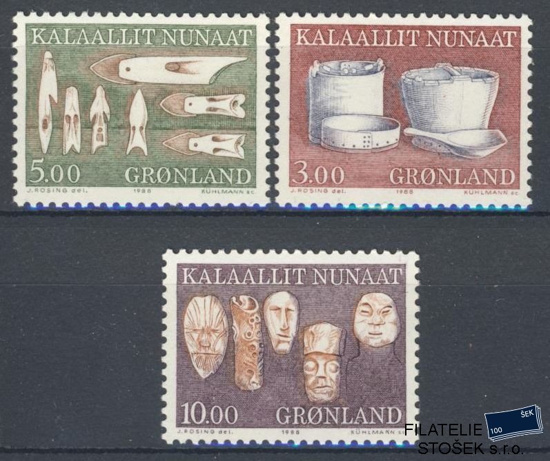 Grónsko známky Mi 186-88