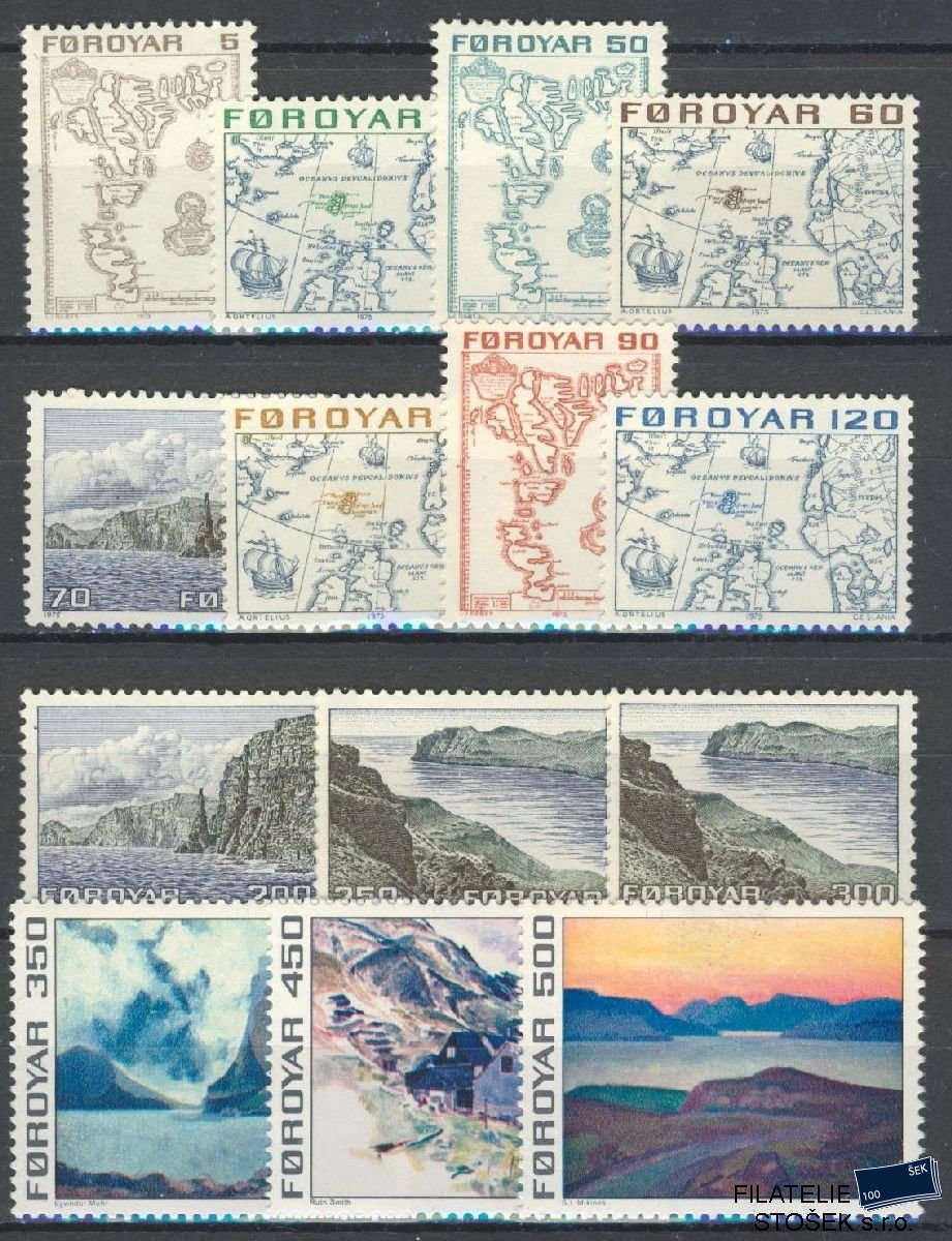 Faerské ostrovy známky Mi 7-20