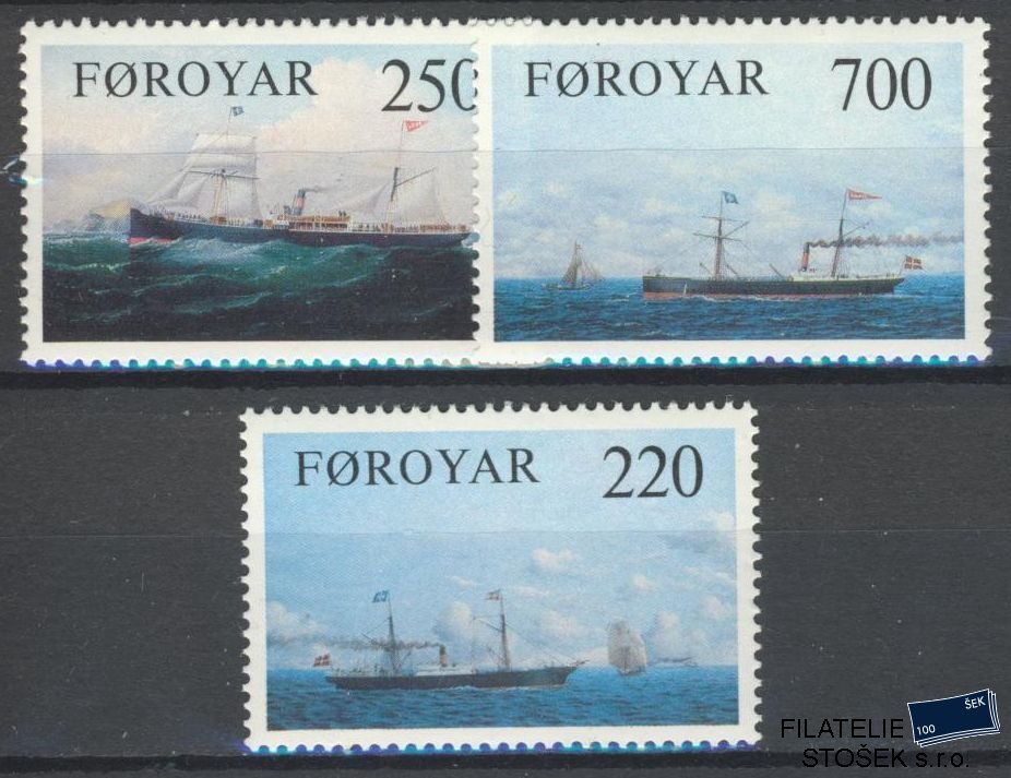 Faerské ostrovy známky Mi 79-81