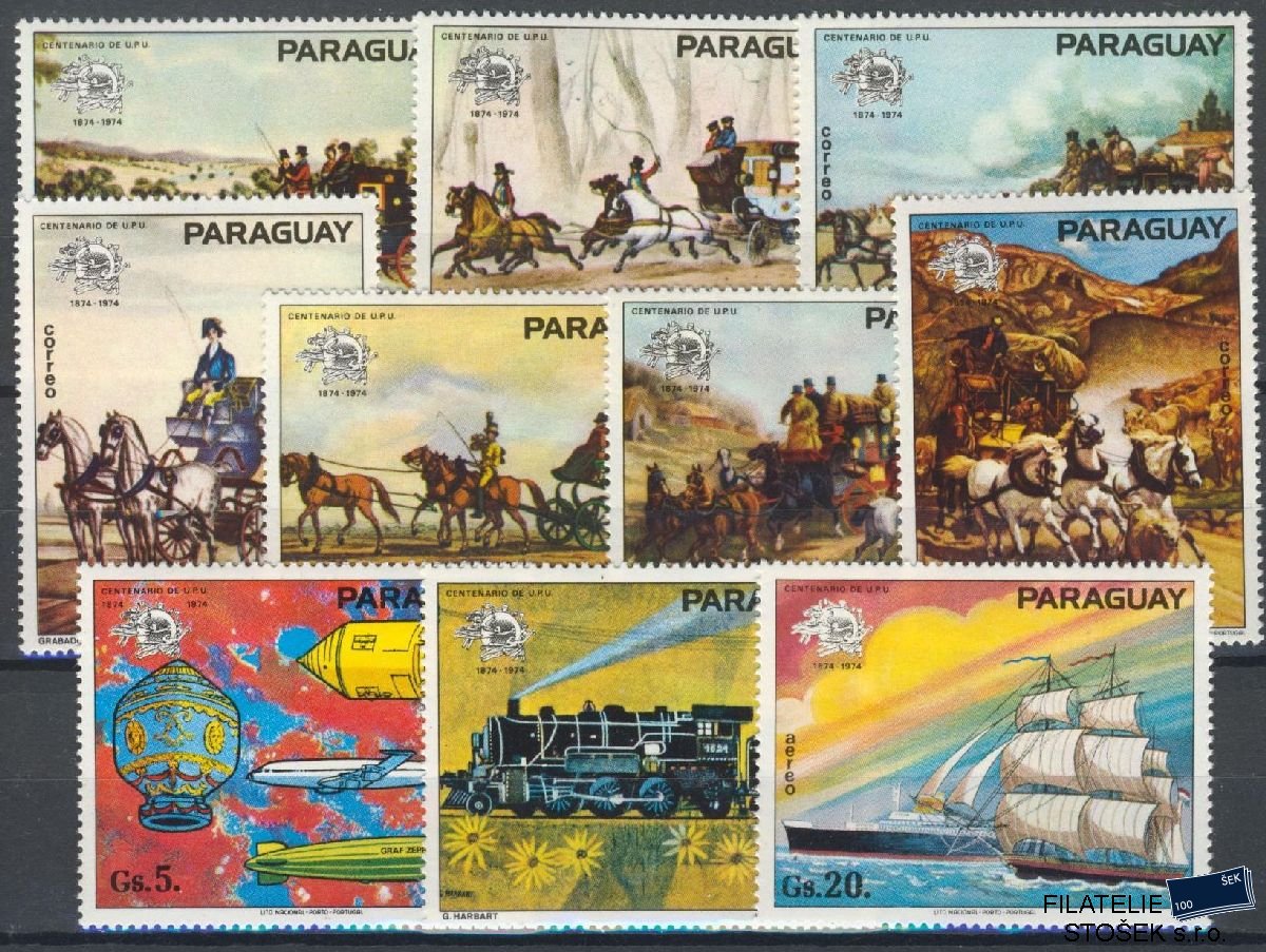 Paraguay známky Mi 2556-65