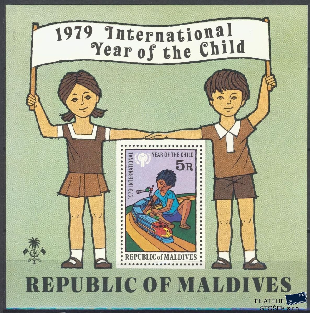 Maldives známky Mi Blok 57