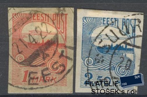 Estonsko známky Mi 27-28