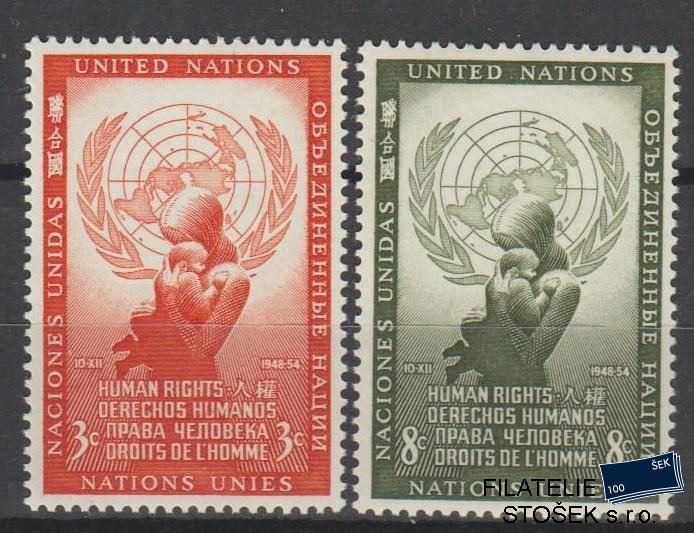 OSN New York známky Mi 33-34
