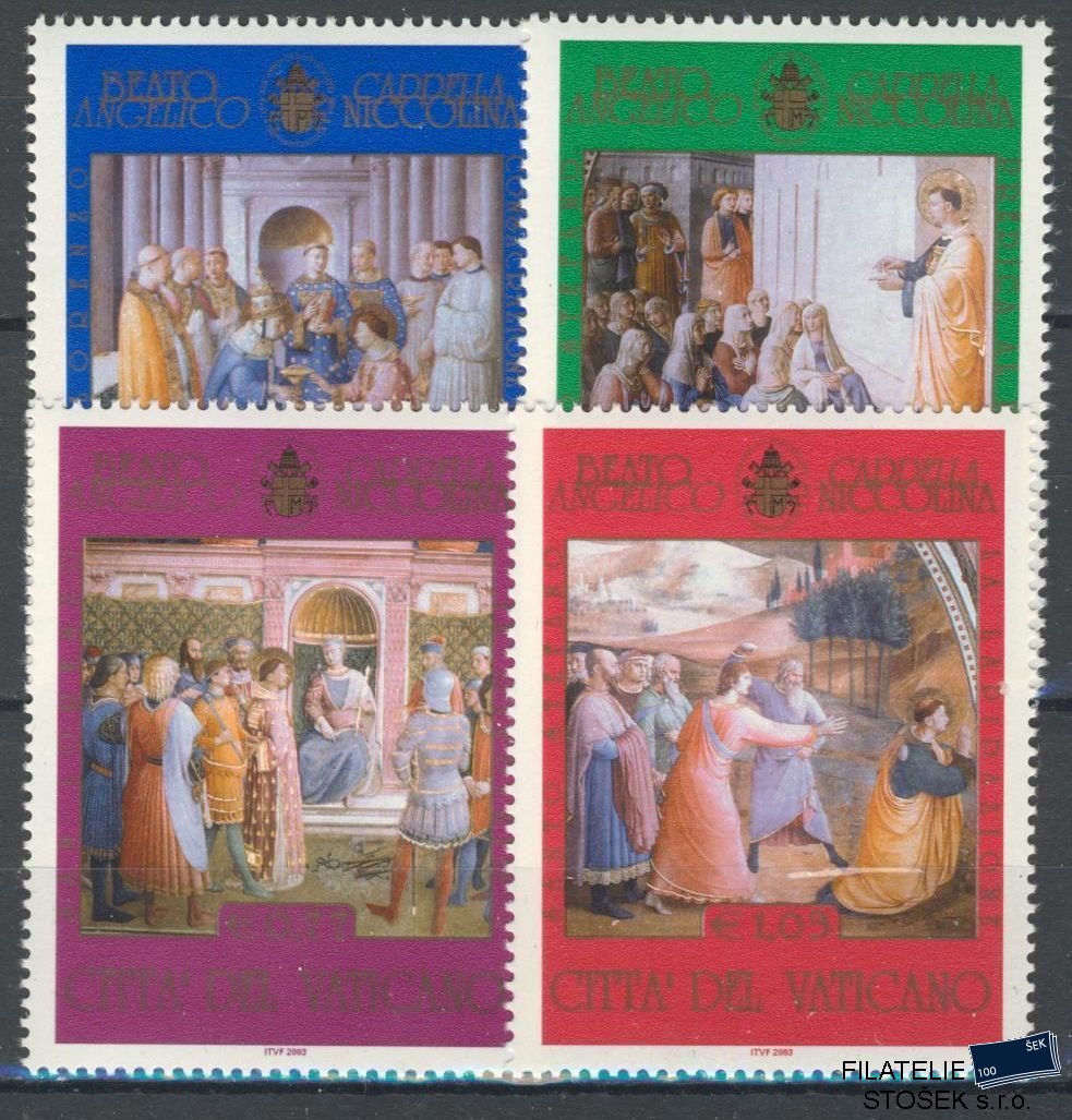 Vatikán známky Mi 1454-57