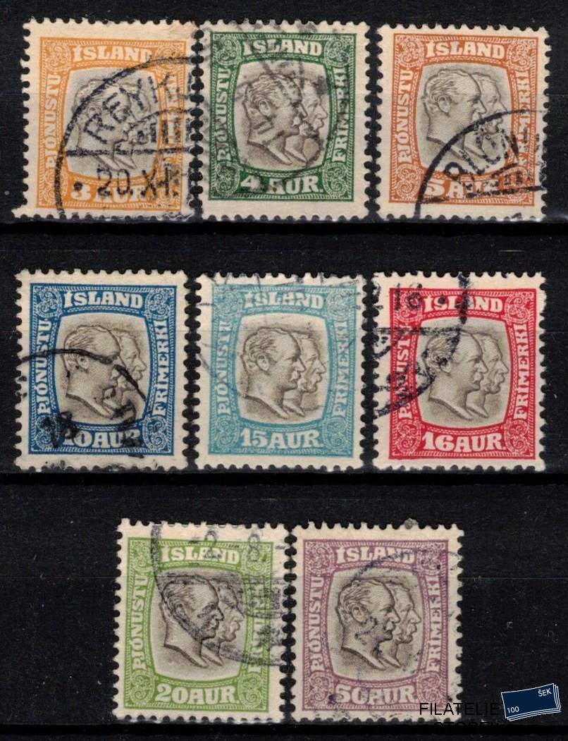 Island známky Mi D 24-31