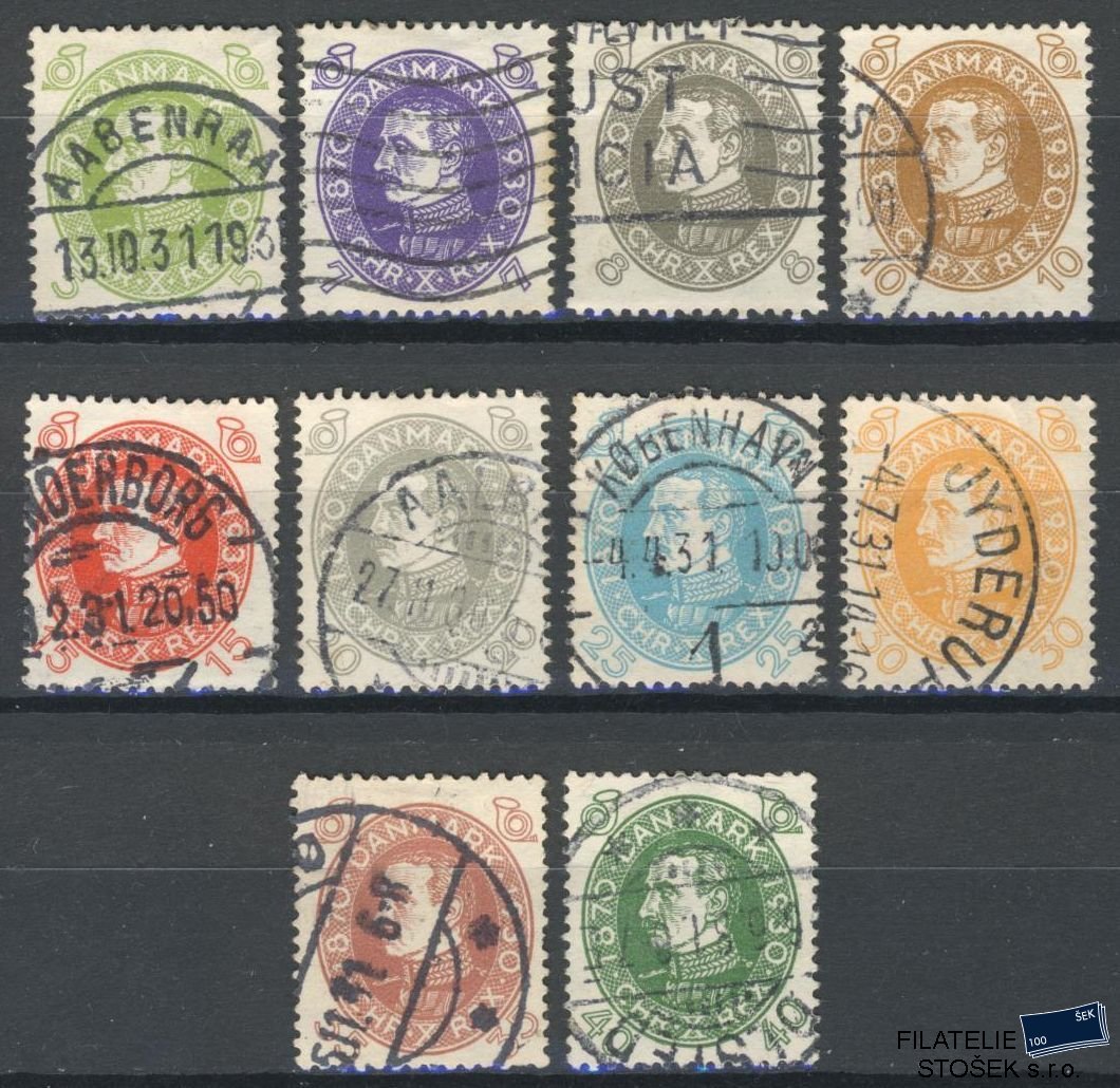 Dánsko známky Mi 185-94