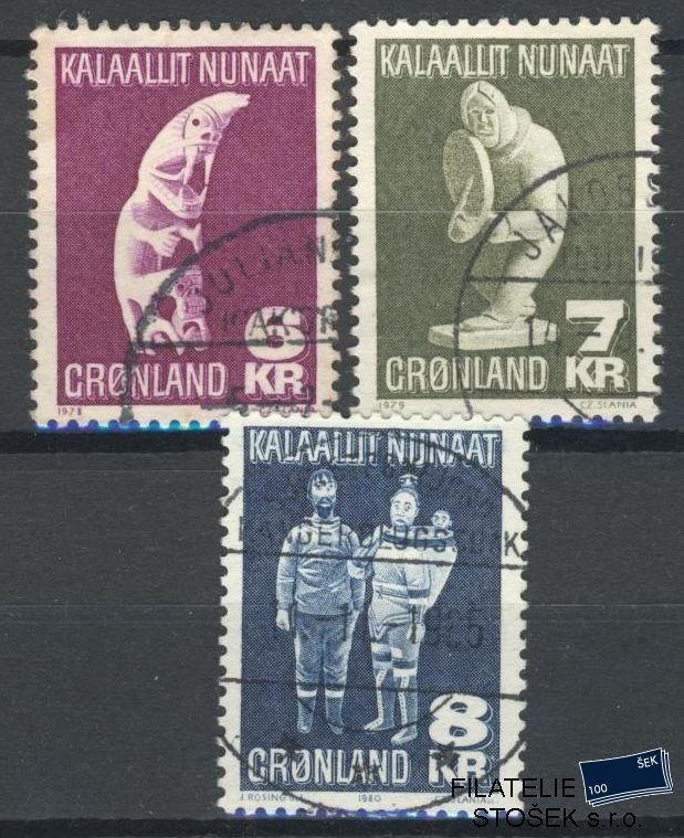 Grónsko známky Mi 111 ex Sestava známek