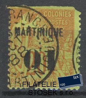 Martinique známky MI 3 KVP