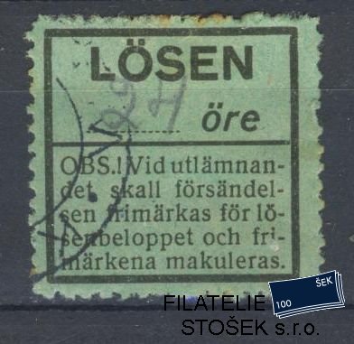 Švédsko známky Mi P - Nachportobetrag