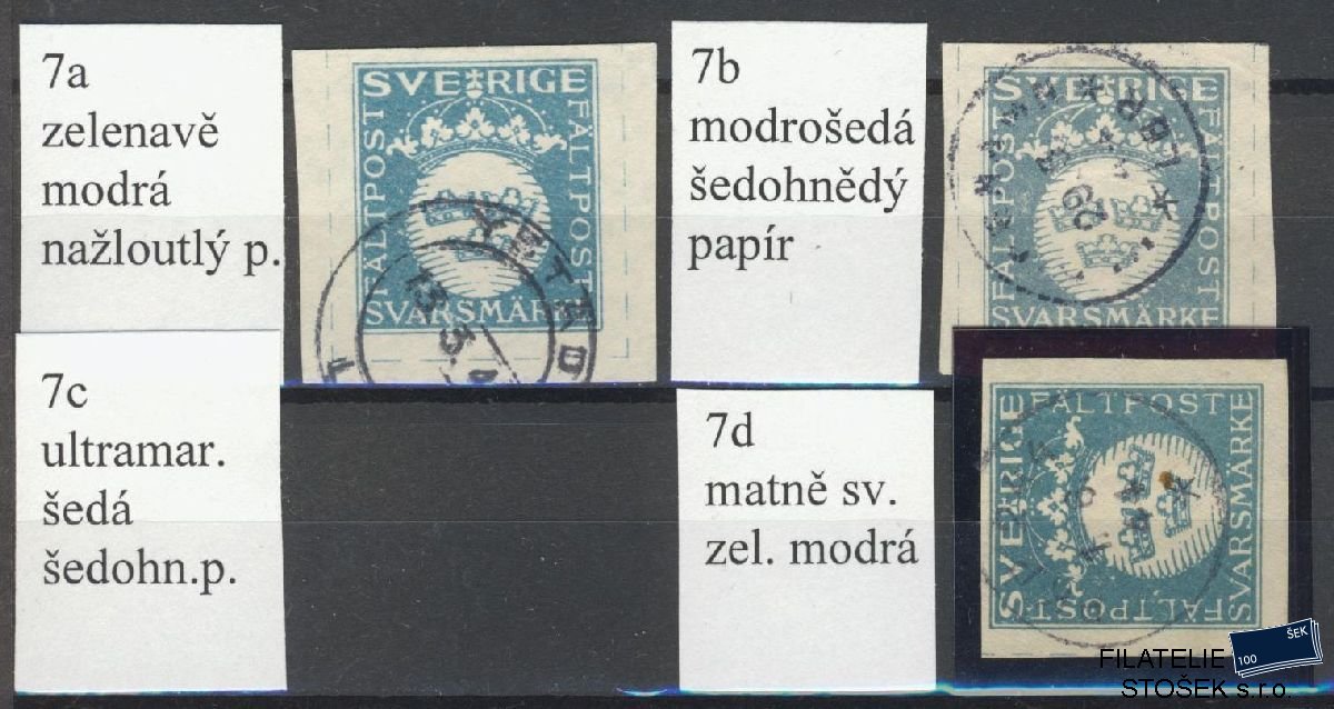 Švédsko známky Mi MP - 7 - Militërpost