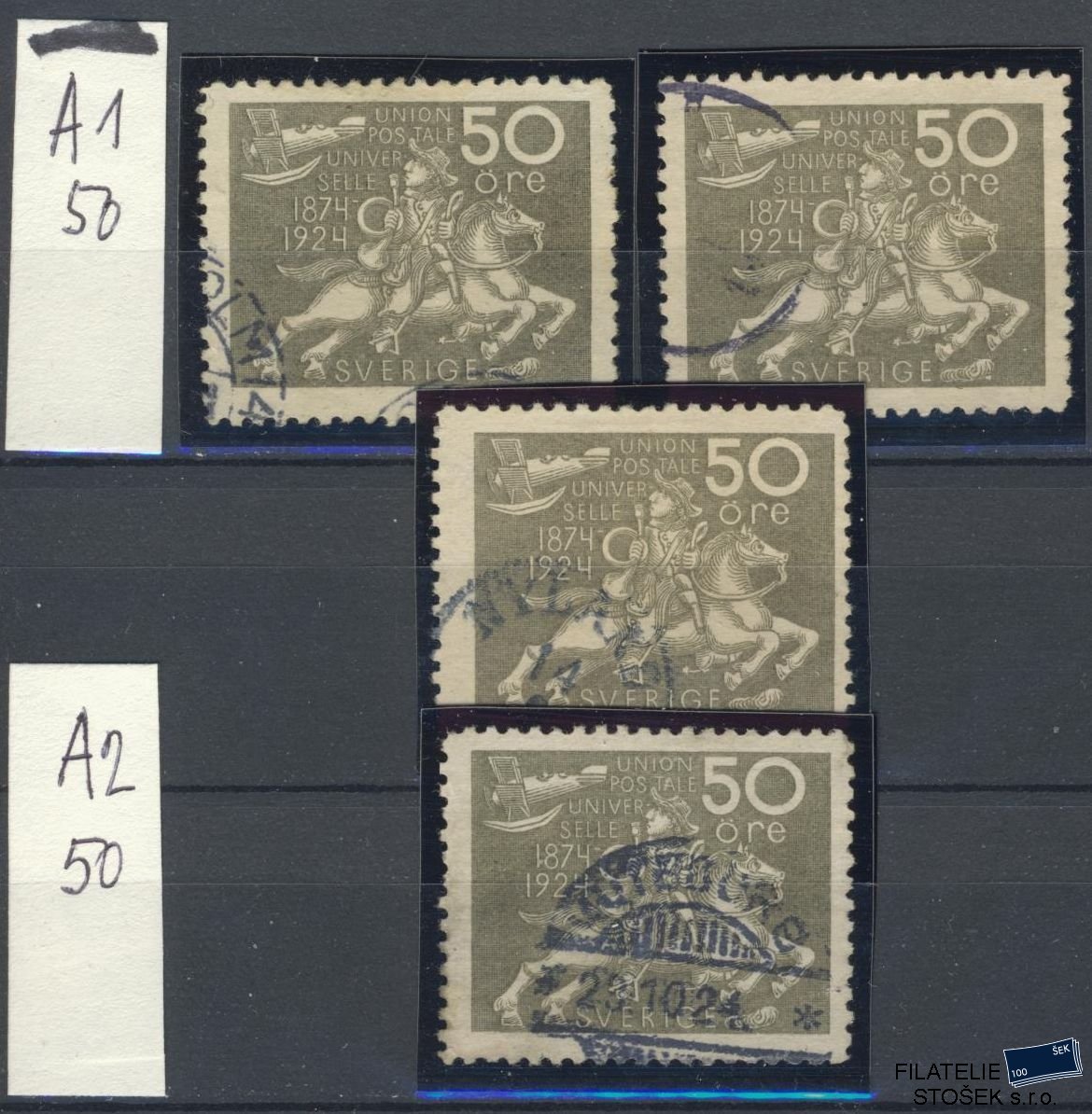 Švédsko známky Mi 168 - Sestava