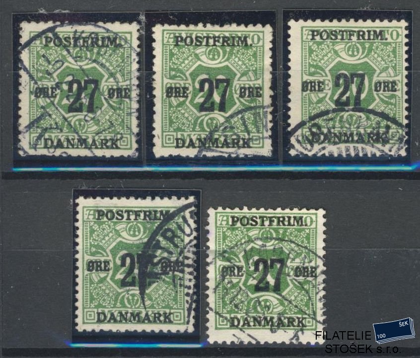 Dánsko známky Mi 89Y Sestava