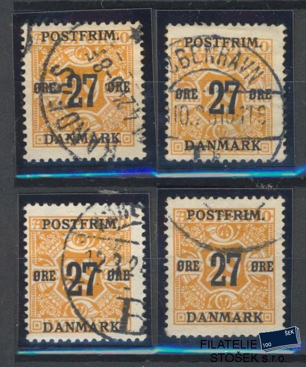 Dánsko známky Mi 90Y Sestava