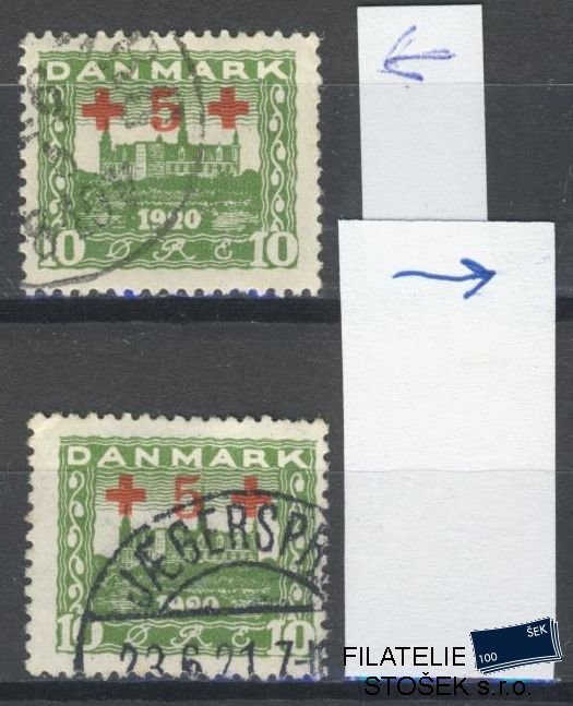 Dánsko známky Mi 116 Sestava
