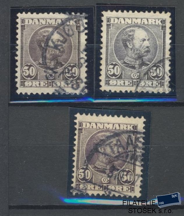 Dánsko známky Mi 51 Sestava