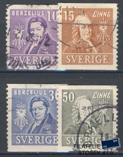 Švédsko známky Mi 272-75