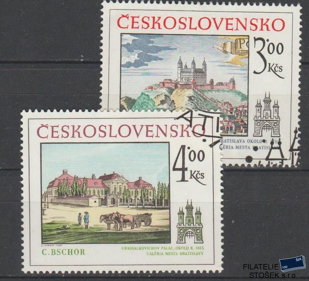 ČSSR známky 2494-95