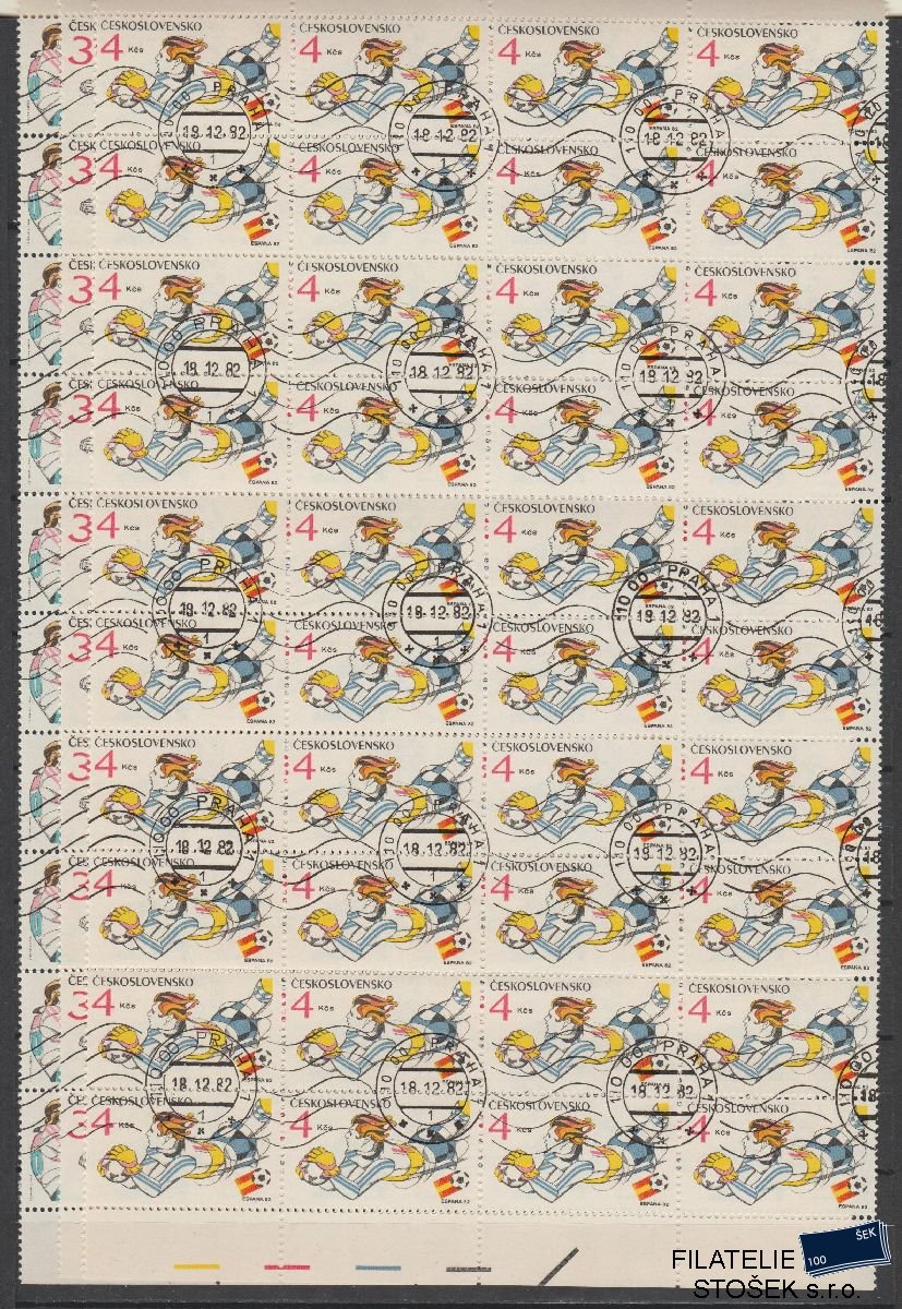 ČSSR známky 2521-23 40 Blok