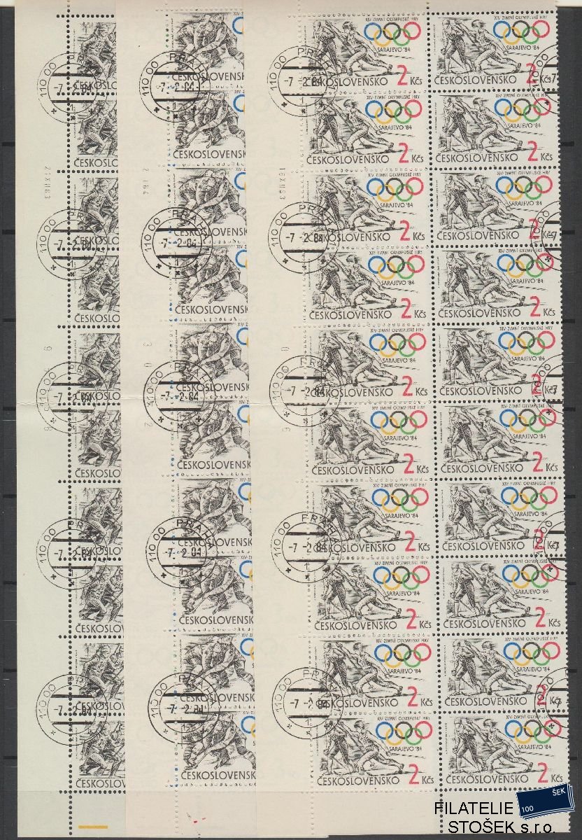 ČSSR známky 2629-31 20 Blok